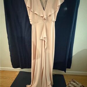 BCBGMaxAzria Elegant Pink Maxi Dress